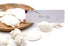 mixed white shell name card holders